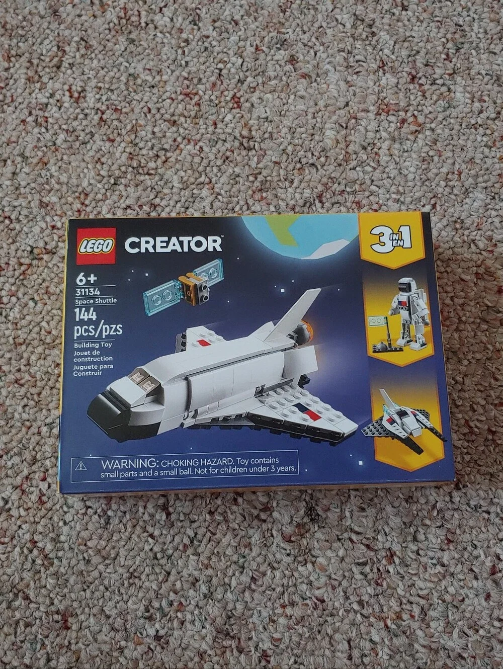 LEGO Creator 3 in 1 Space Shuttle & Spaceship Toys 31134